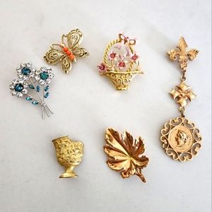 X6 Vintage Pins